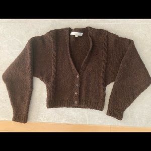 Perry Ellis vintage hand knit sweater